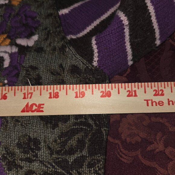 Oilily Lacey Bottom Long Sleeve Wool Blend Cardigan Sweater Woman's Size XL - Picture 7 of 11